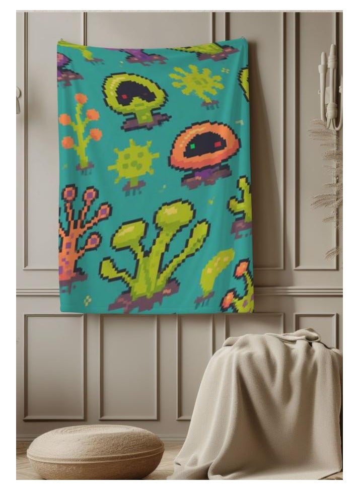 عام بطانية رقيقة من الفانيلا (دافئة ومريحة، ومناسبة للنوم، واستخدام الألعاب، وإزالة الغبار والرمل) 150 سم * 200 سم - 43 - Image 1