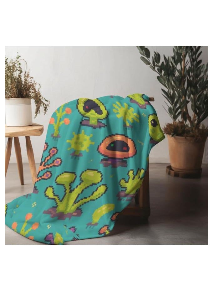 عام بطانية رقيقة من الفانيلا (دافئة ومريحة، ومناسبة للنوم، واستخدام الألعاب، وإزالة الغبار والرمل) 150 سم * 200 سم - 43 - Image 5