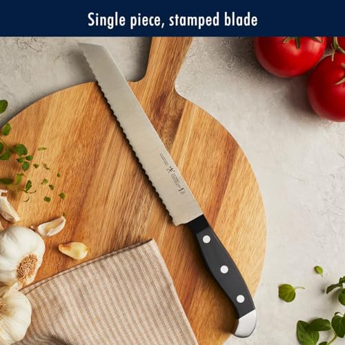 HENCKELS Premium Quality 15-Piece Knife Set with Block, Razor-Sharp, German Engineered Knife Informed by over 100 Years of Masterful Knife Making, Lightweight and Strong, Dishwasher Safe - Image 4