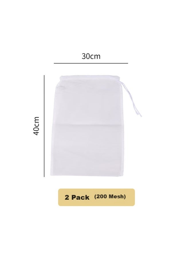 Bai Jie Baijie Gauze Filter Miracle Kitchen Soy Milk Strainer Household Chinese Medicine Sediment Bag Ultra-fine Nylon Presser 2 Pieces  - Image 2