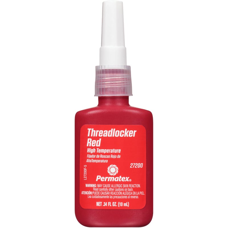 Permatex 27200 Hiigh Temperature Threadlocker Red, 10 ml - Image 5