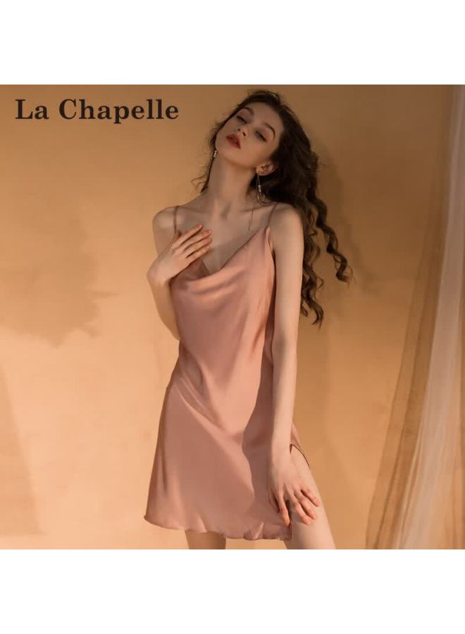 La Chapelle Style Women's Sleepwear Nightgown Robe Faux Silk Camisole Lingerie Homewear Set Gift For Girlfriend - Image 2