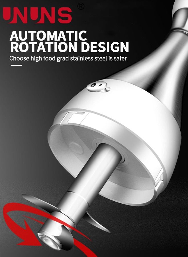 UNUNS Manual Food Chopper,Express Hand Held Garlic Chopper,Multi-function Ginger And Garlic Chopper,Chop Cut Fruits,Vegetables,Herbs,Onions - Image 5