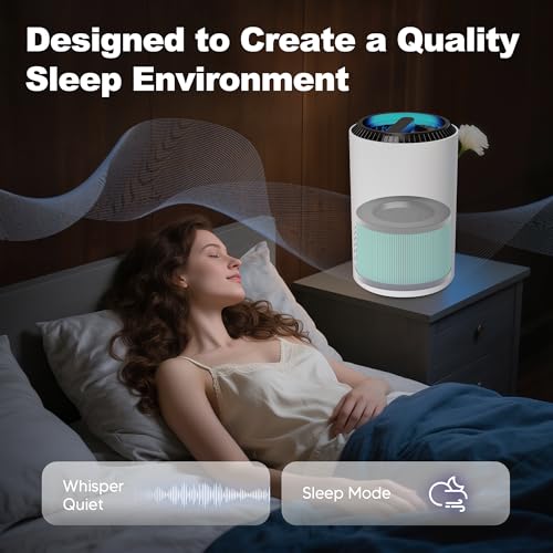 PETOX MK01 & MK06 True HEPA Filter Replacement Compatible with Aroeve MK01, MK06, ToLife TZ-K1 and Kloudi DH-JH01 Air Purifier, Pet Dander Version, Green, 2 Pack - Image 4
