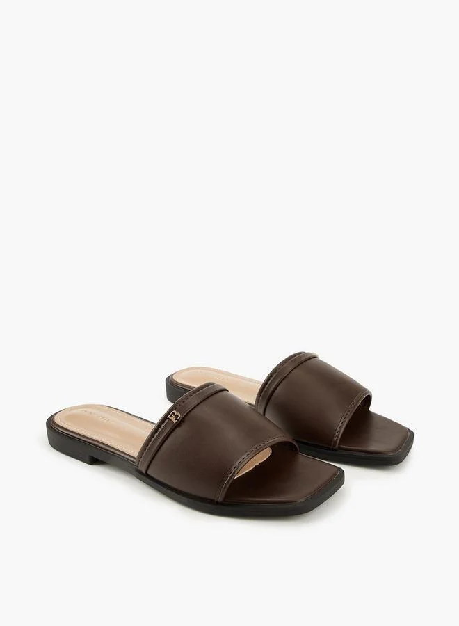 Flora Bella By Shoexpress Women Logo Accent Sandals