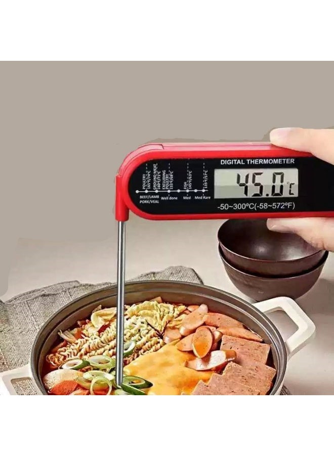 Digital kitchen thermometer with LCD screen – accurate measurement of food and liquid temperature - Image 2