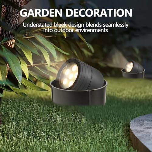 HAOPENGYOU 8 Pack Lawn Sprinkler Guard & Landscape Light Protector, ABS Plastic Light Shield for Outdoor Lighting, Sprinkler Head Protecters for Reduce Damage from Lawns Mower Outdoor Garden Park Backyard - Image 3