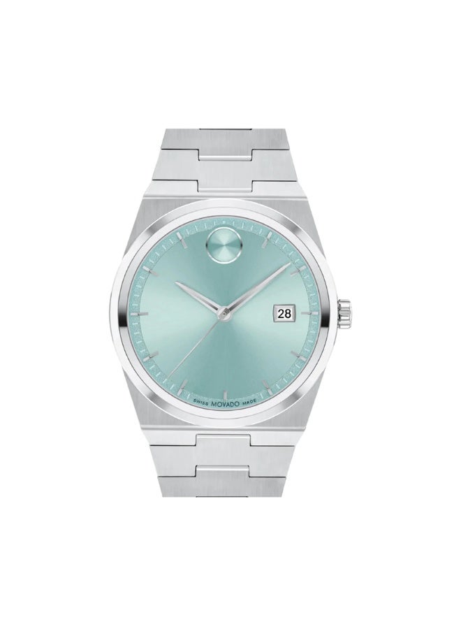 Movado Bold Men's Watch Silver Tone Case Quartz - Image 1