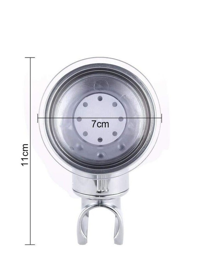Raxoom Bathroom Adjustable Shower Head Holder Rack Bracket Suction Cup Shower Holder Wall Mounted Shower Holder Bathroom Accessory - Image 3