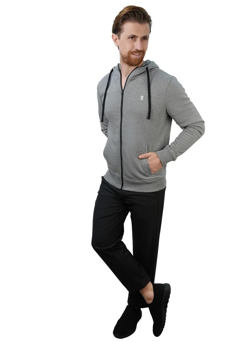 GIORDANO  Men's Slim Fit French Terry Knit Hoodie Jacket for Men | Best Price UAE