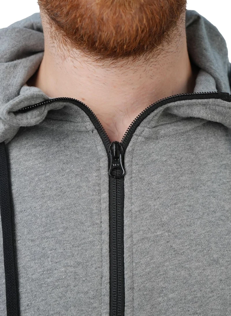 GIORDANO  Men's Slim Fit French Terry Knit Hoodie Jacket for Men | Best Price UAE