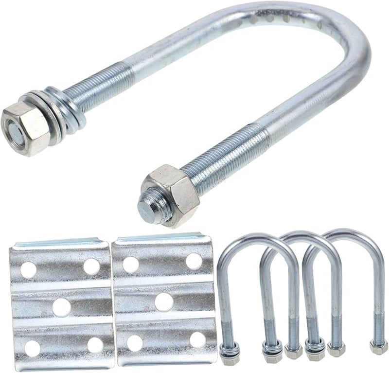 مجموعة براغي نابضات مقطورة ثقيلة 4 قطع مع ملحقات تركيب الشماعات - Image 2