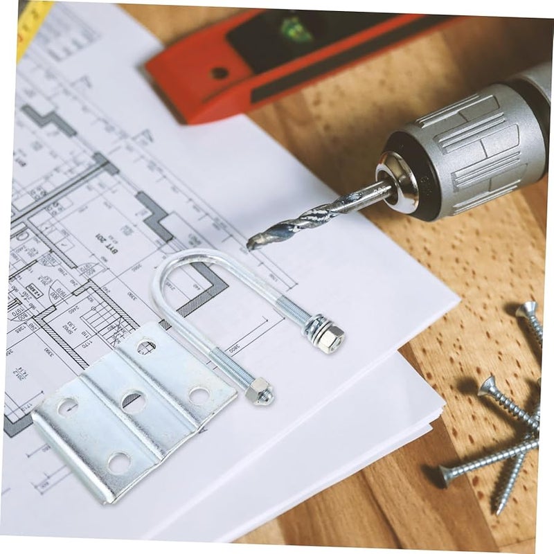 مجموعة براغي نابضات مقطورة ثقيلة 4 قطع مع ملحقات تركيب الشماعات - Image 5