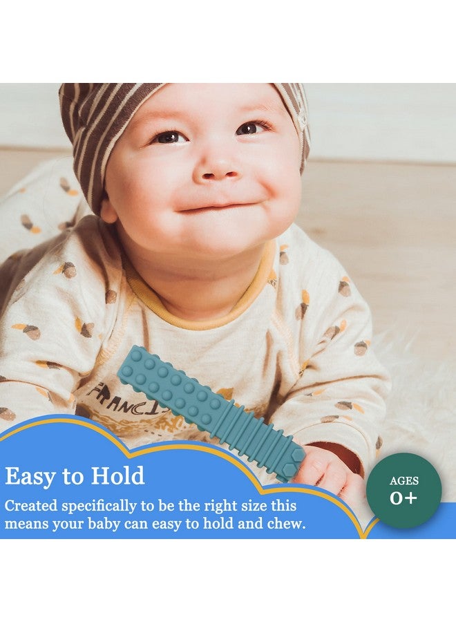 Atsky Sensory Chew Tubes for Autistic Children, 4 Pack Silicone Chewy Sticks Oral Motor Tool for Sensory Kids with Autistic, Biting ADHD, SPD, Teether Toys for Babies 3-6 6-12 Months, BPA Free - Image 5