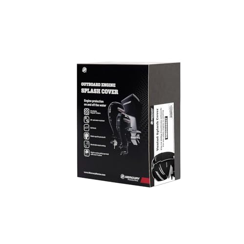 MERCURY Vented Splash Cover for L6 300hp Verado Outboard Engines Black - Image 3