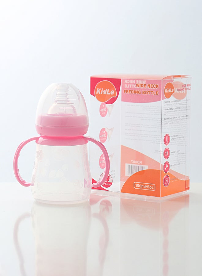 Kidle Wide Mouth Silicone Milk Feeding Bottle - Image 4