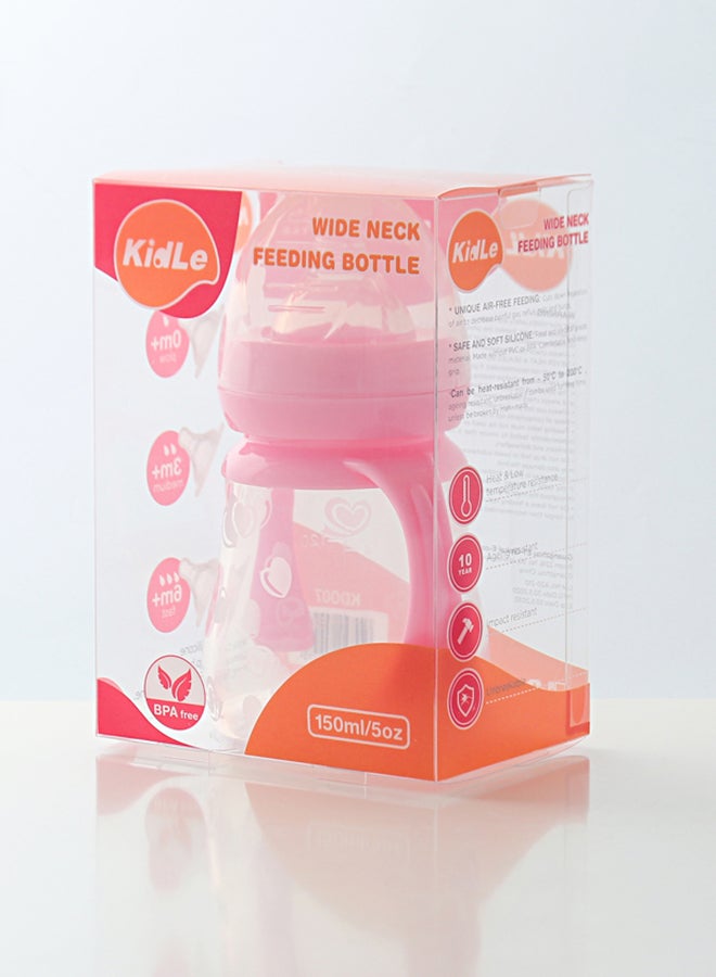 Kidle Wide Mouth Silicone Milk Feeding Bottle - Image 5