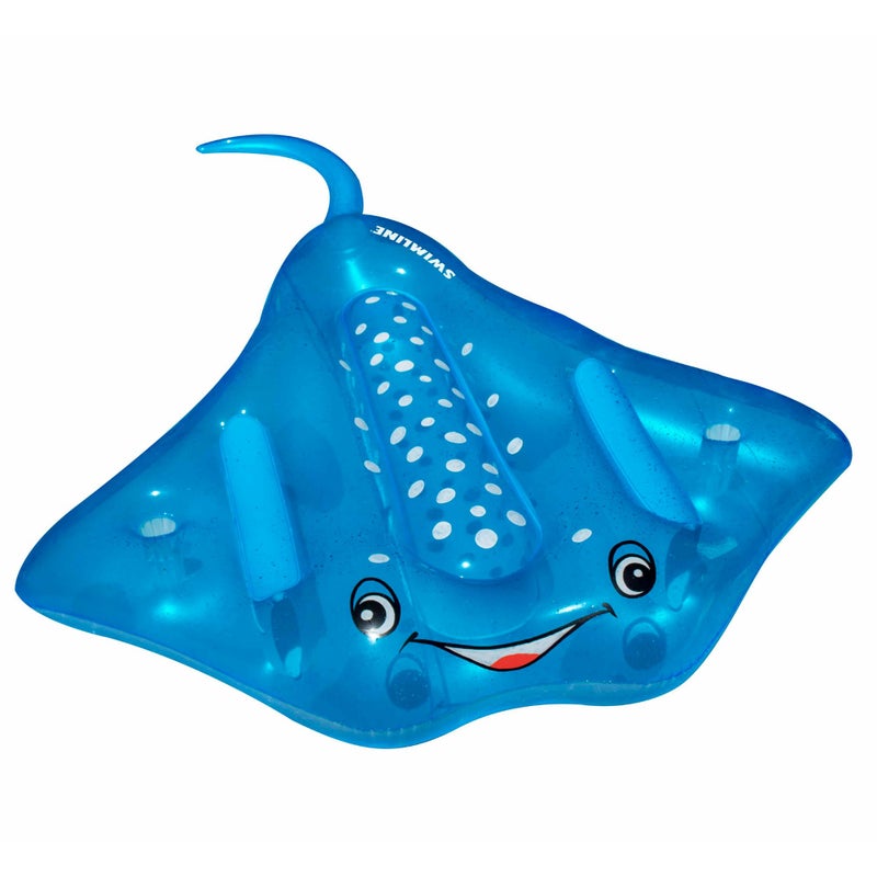 Swimline Manta Ray Inflatable Pool Ride On Blue 84 x 73 x 14 - Image 2