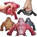 CHEROSIN Squishy Monkey Stretch Gorilla Toy 3Pack of Big Sensory Monkey Stretchy ToysStress Relief Splat Gorilla Figures for Autism Funny Animal Squishy Gorilla Toys Kids and Adults Easter Stuffers - Image 3