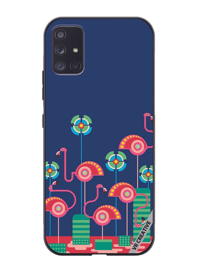 VR CREATIVE Protective Case Cover For Samsung Galaxy A51 5G Duck Illustrate Design Multicolour - Image 1
