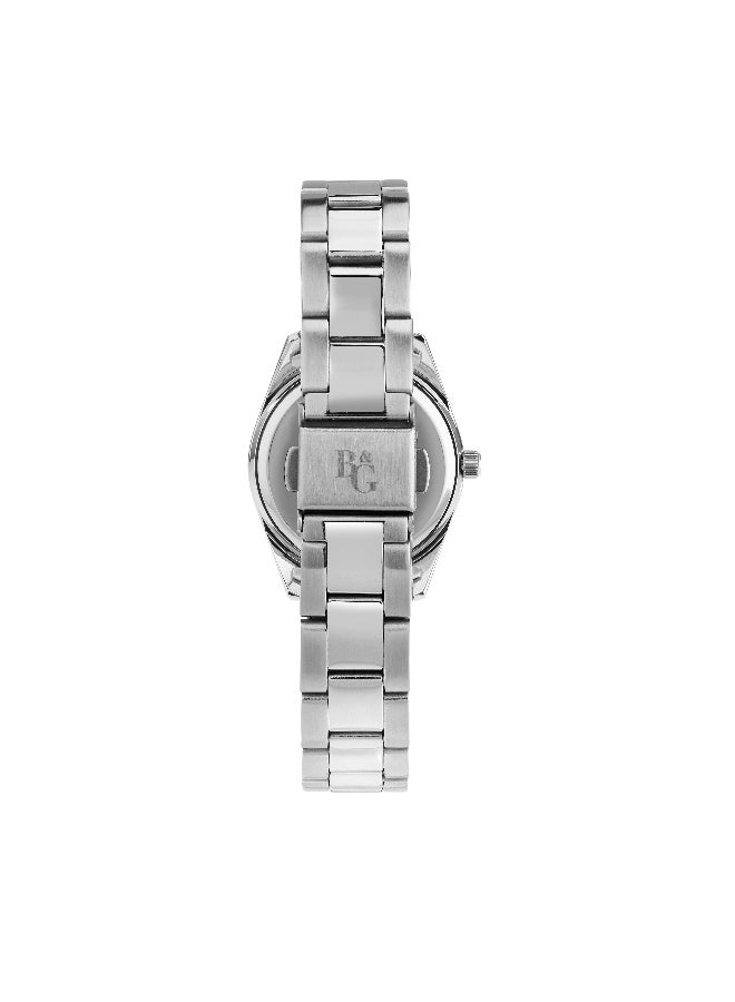 B&G Women's Blue Round Analog Dial with Silver Stainless Steel Band Watch - 31mm - R3853241528 - Image 4