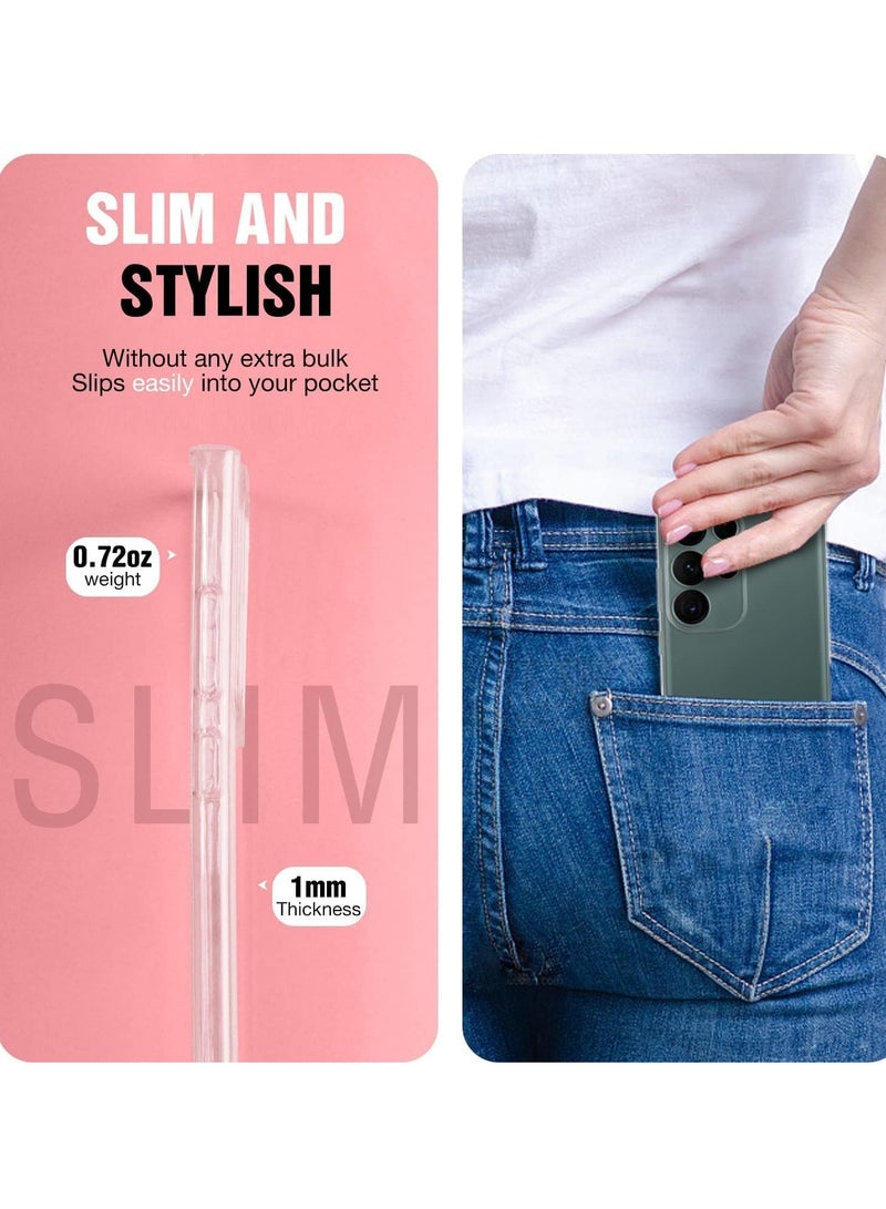 BORTONY Samsung Galaxy S24 Ultra Case Crystal Clear Soft Flexible TPU Shockproof Transparent Phone Case for Samsung Galaxy S24 Ultra 6.8 inch - Image 3