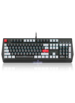 CK74 104 Keys Wired Gaming Keyboard Monochrome Optical Axis Mechanical Keyboard Support N-key Rollover