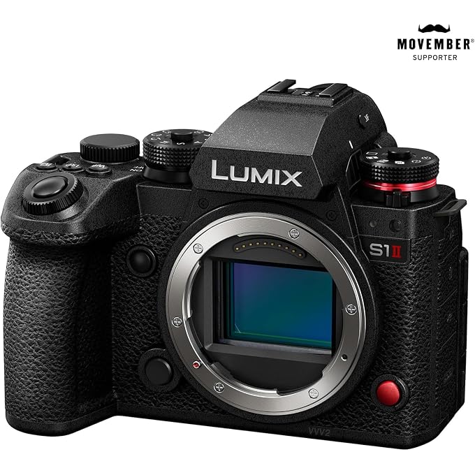 rayihni LUMIX S1II 6K Digital Camera, Mirrorless Full Frame, Hybrid Shooting with 24.1MP, 5.1K 60p Open Gate Video, 15 Stops Dynamic Range, Prores RAW HQ Internal Recording, L-Mount - DC-S1M2, Black - Image 2