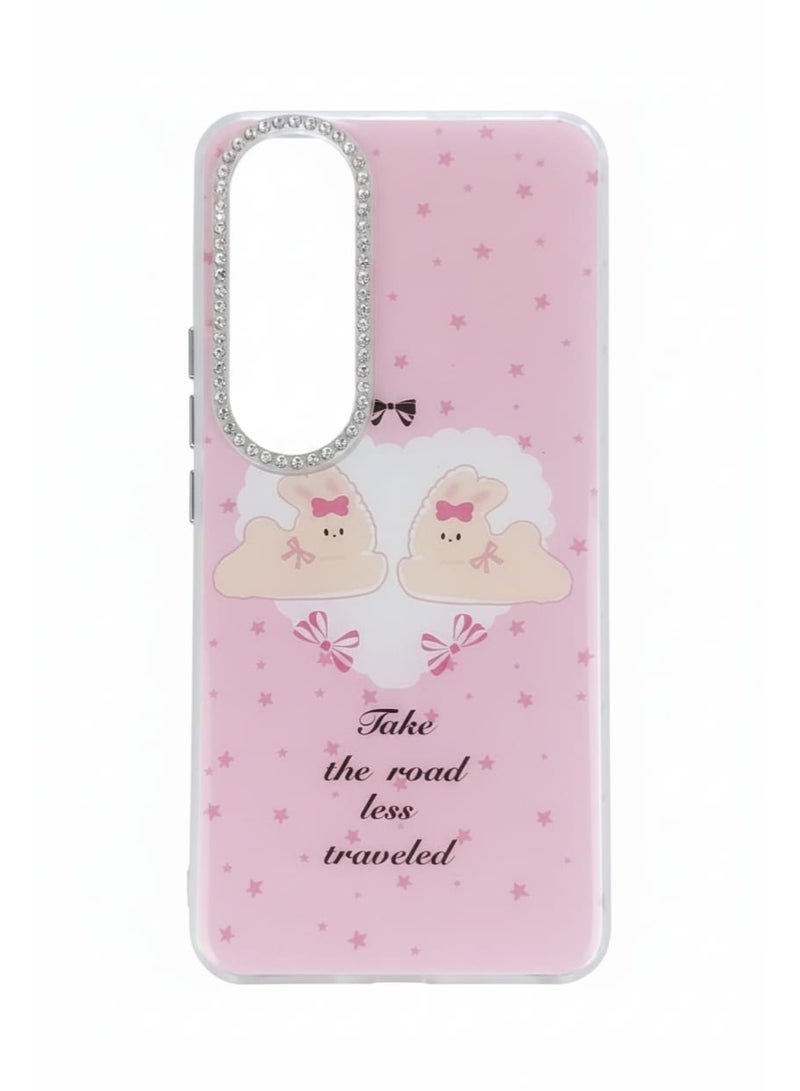 A luxurious case with a candy cloud design for Vivo V50 Lite .