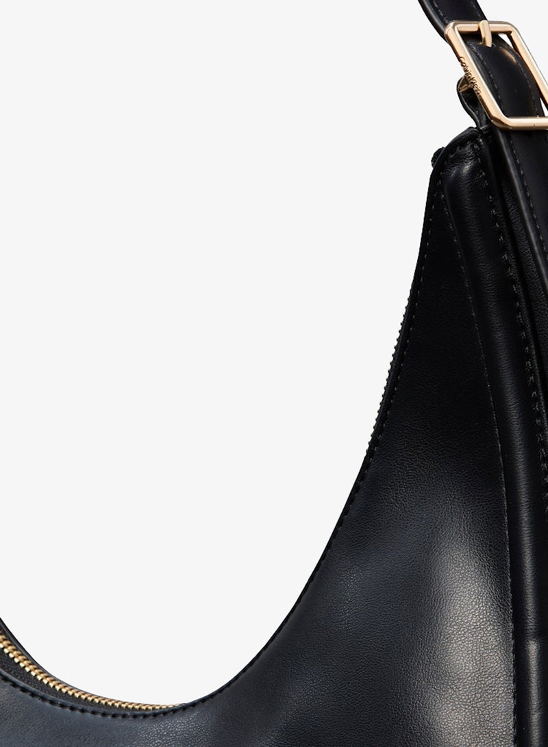 CALVIN KLEIN Contrast Monogram Hobo Bag - Image 4