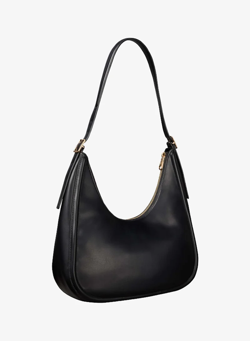 Calvin Klein Contrast Monogram Hobo Bag