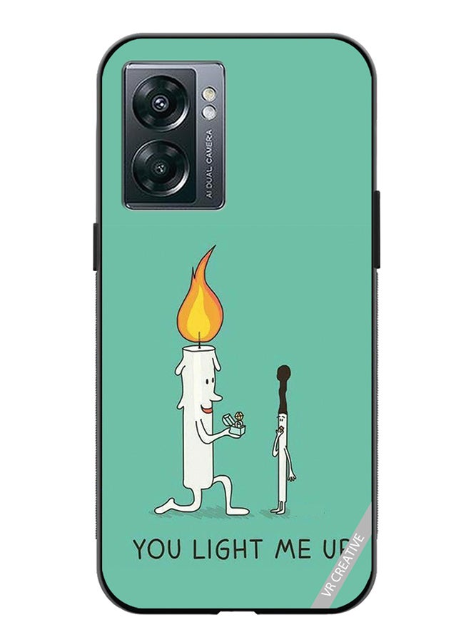 VR CREATIVE Protective Case Cover For Oppo A57 5G You Light Me Up Design Multicolour - Image 1