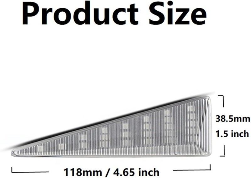 DEMULAX Dynamic Amber Side Marker Turn Signal Light - Image 2