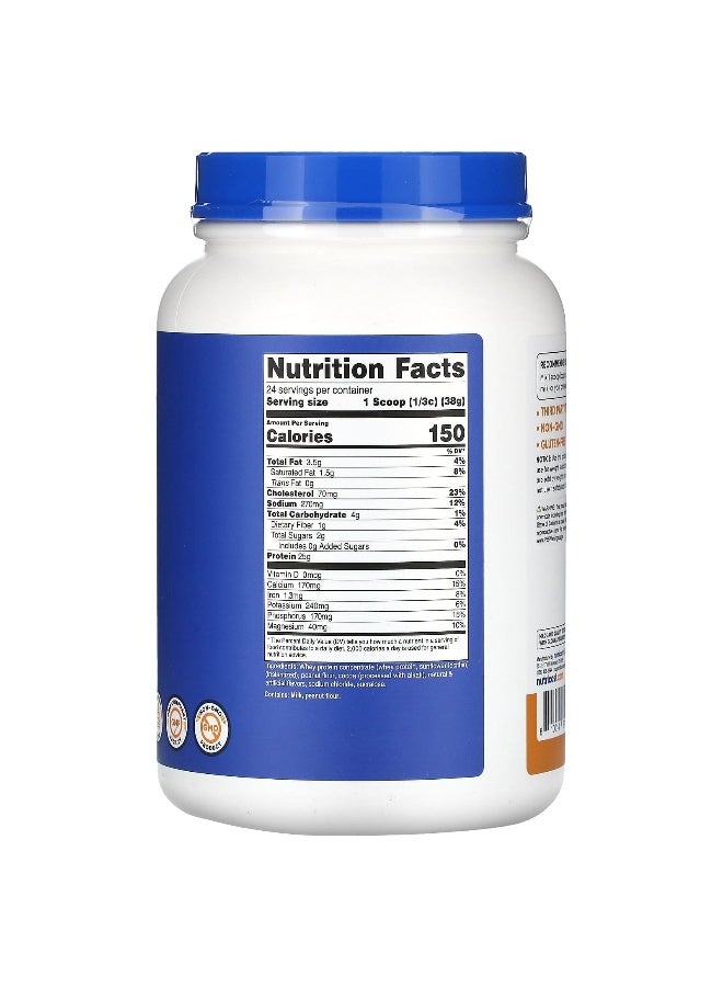 Nutricost, Whey Protein, Chocolate PB, 2 lb (907 g) (Packaging may vary) - Image 2