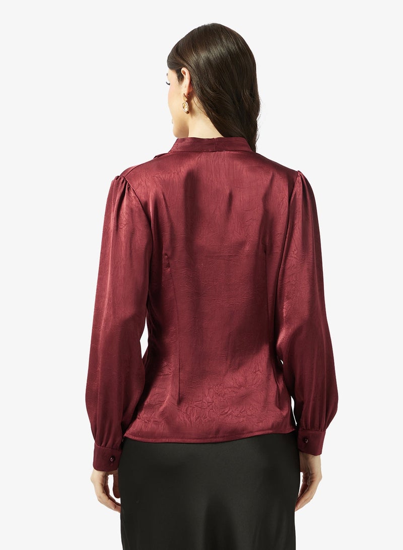 ELLA Draped Blouse - Image 2