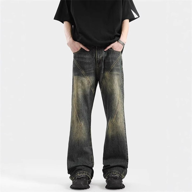 Unisex Classic Denim Jeans Loose Fit Daily Outdoor Wear - Image 4