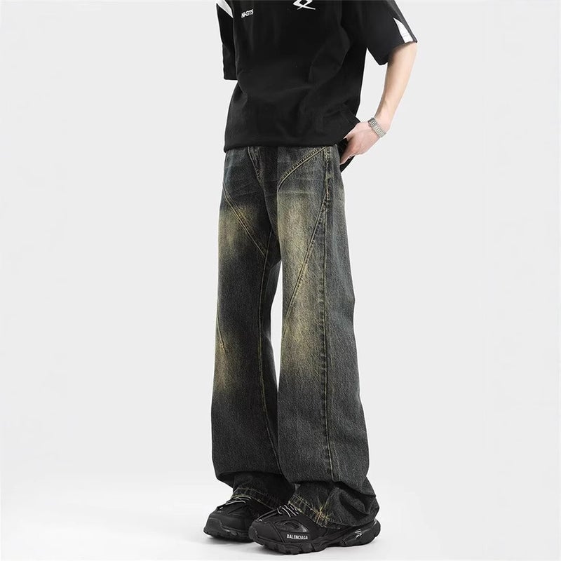 Unisex Classic Denim Jeans Loose Fit Daily Outdoor Wear - Image 1