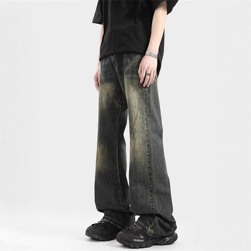 Unisex Classic Denim Jeans Loose Fit Daily Outdoor Wear - Image 2
