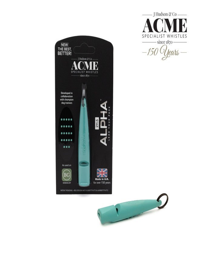 ACME Alpha 210.5 Professional Dog Training Whistle with Lanyard. Enhanced Ergonomic Grip. BPA-Free Plastic. 110 dBA. Standardized Frequency for Smaller Dogs. (Turquoise/Black) - Image 5