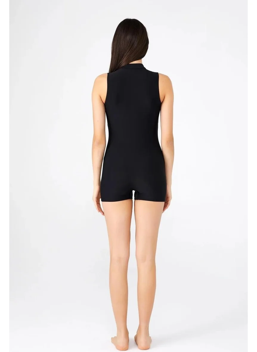 أداسيا Zero Sleeve Black Swimsuit C3T1N3O0