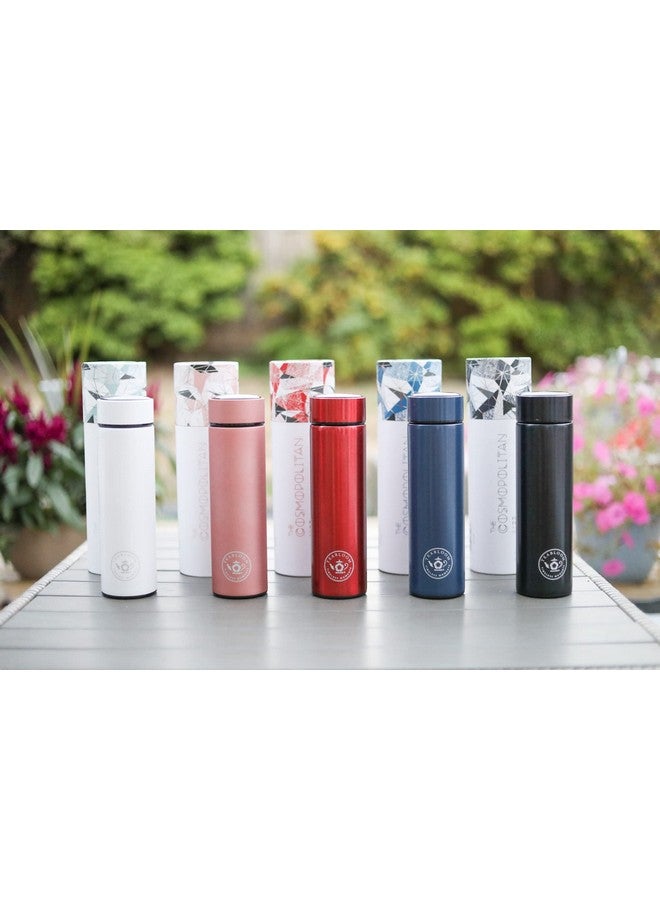 Teabloom تيبلوم - الكوب والسخان الأصلي للسفر | المفضل لدى أوبرا | زجاجة ماء معزولة سعة 16 أونصة/480 مل/فلاسك شاي/كوب قهوة بارد - Image 5