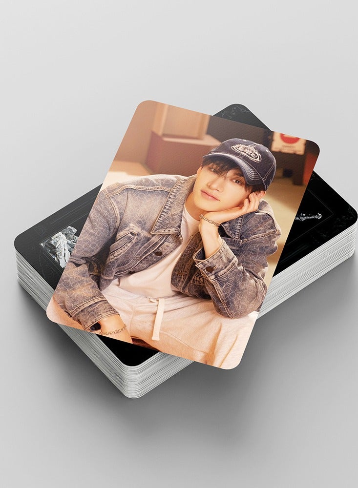 NIBEMINENT 55 Pcs Kpop Stray Kids GIANT Lomo Cards Card For Fans Collection Gifts - Image 3