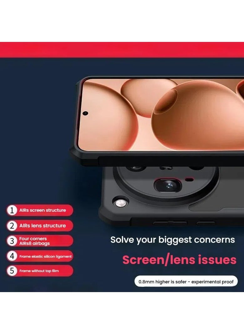 General - Case Compatible Oppo Find X8 Ultra (2025), Built-in Precision Hole Lens Protection, TPU+PC Airbag Drop Protection Case for Oppo Find X8 Ultra 5G - Image 1