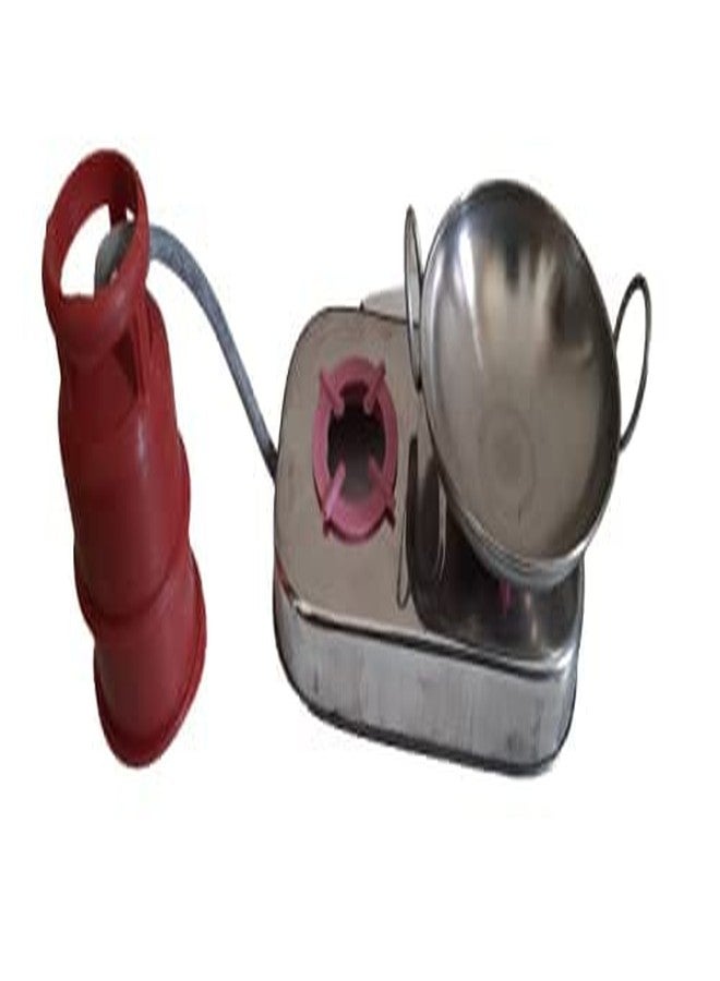 Tirtha Enterprises Miniature Kitchen Set for Girls , Real Cooking Kit for Play , Steel Kitchen Set for Girls , Choppu Jaman , Cooking Set for Kids , Baby Kitchen Set Toys for Girls , - Image 2