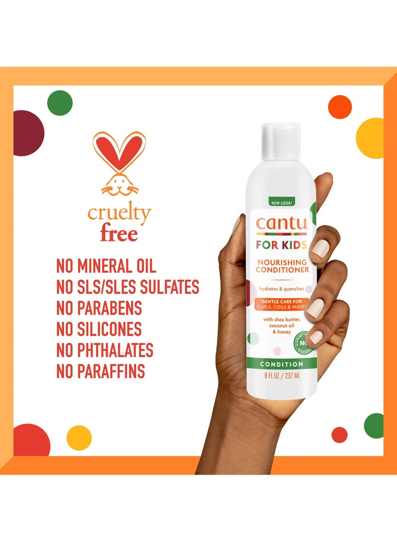 كانتو بلسم كانتو كير للأطفال المغذي الخالي من الكبريتات مع زبدة الشيا 237 مل، قطعتين - Image 2