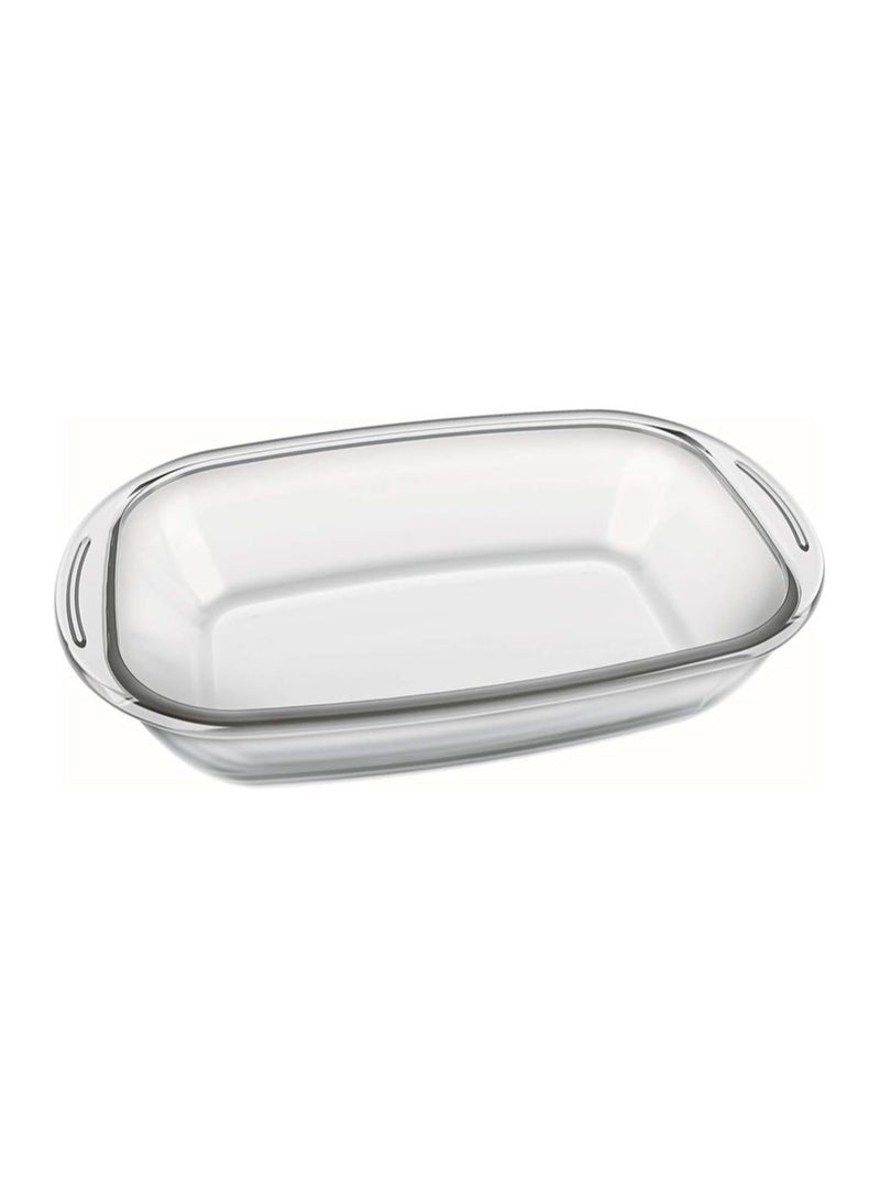 SEMPRE Rectangular Borosilicate Baking Tray/Roaster 3 Liter, 36.2cm*23cm*6.4cm - Image 1