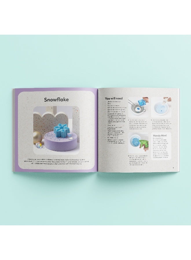 Hinkler مجموعة قنابل الاستحمام الكلاسيكية من هينكلر كرافت ميكر لعيد الميلاد - مجموعة صنع قنابل الاستحمام الاحتفالية افعلها بنفسك - Image 4