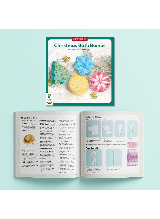 Hinkler مجموعة قنابل الاستحمام الكلاسيكية من هينكلر كرافت ميكر لعيد الميلاد - مجموعة صنع قنابل الاستحمام الاحتفالية افعلها بنفسك - Image 3