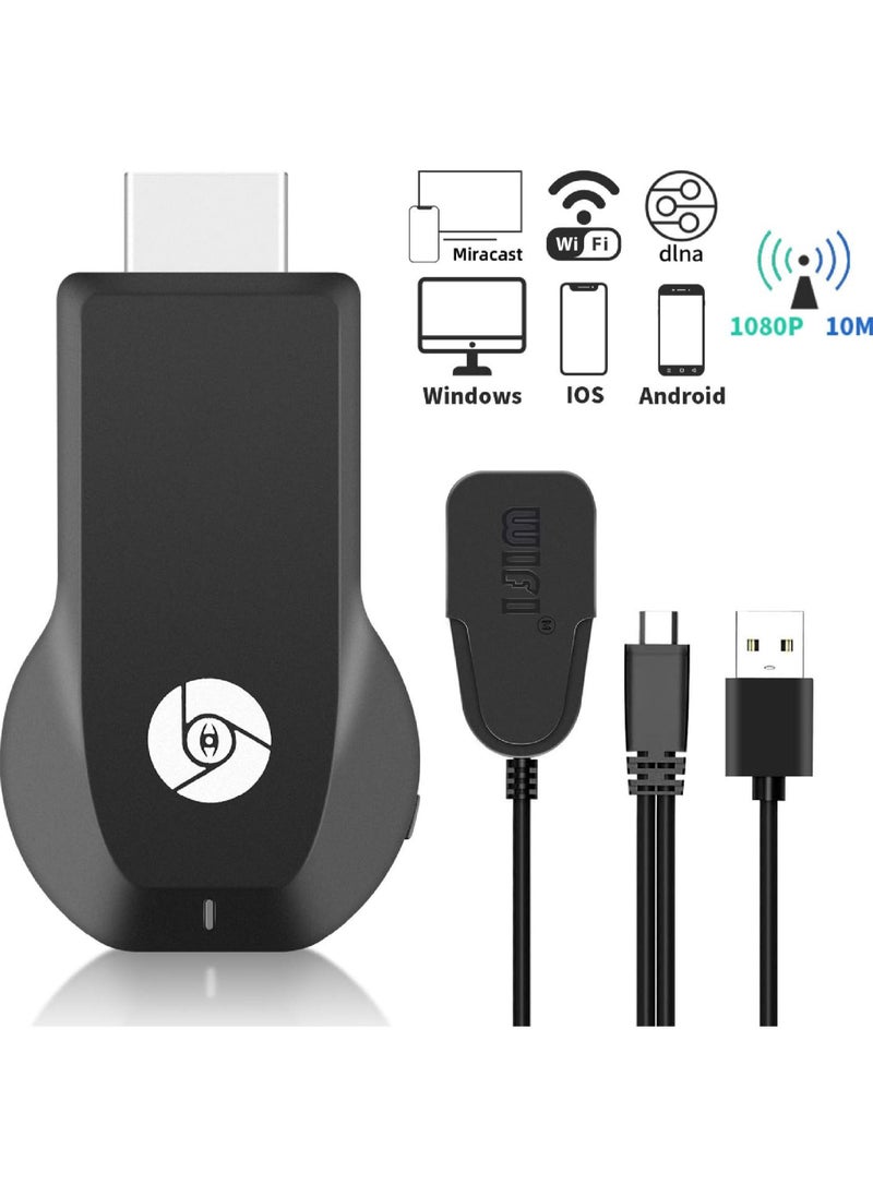 Generic - HDTV Wireless Display Adapter WiFi 1080P Mobile Screen Mirroring Receiver Dongle to TV/Projector Receiver Support Android Mac iOS Windows - Image 1