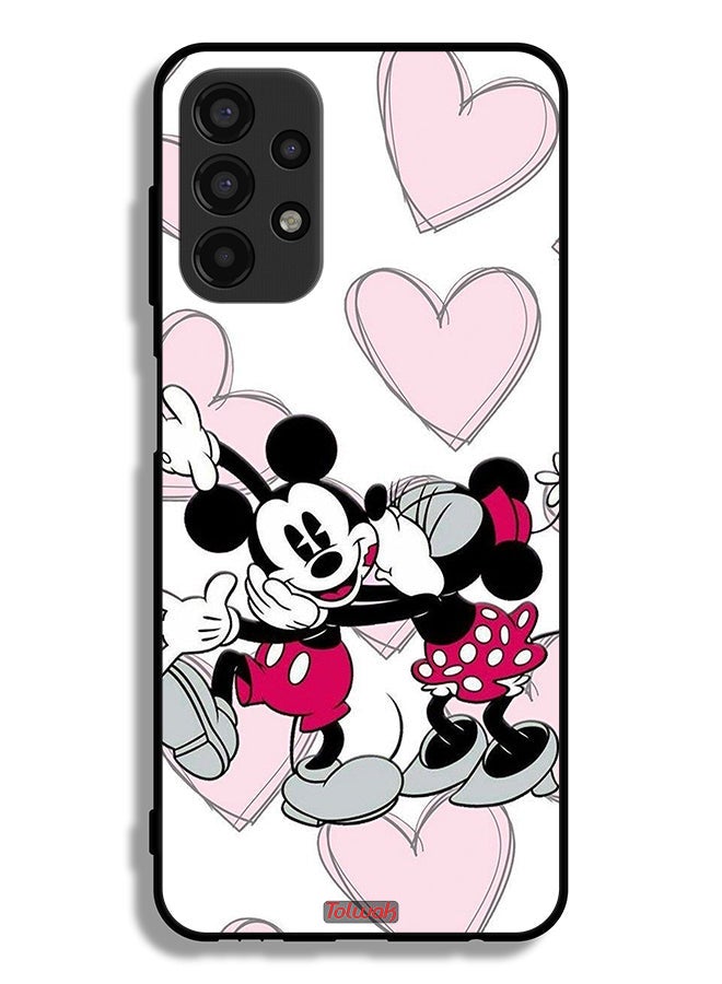 Tolwak Samsung Galaxy A13 4G Protective Case Cover Mickey Mouse Hug - Image 1